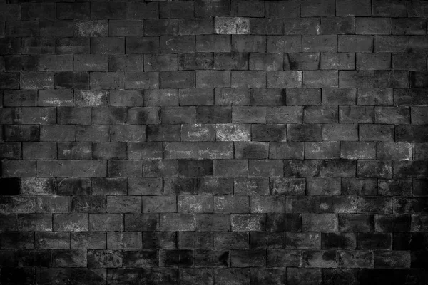 Arka plan için siyah ve beyaz tuğla duvar dokusu.