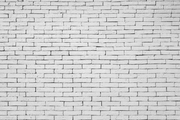 Black and white brick wall texture background. — Stock Photo, Image