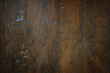 Eski koyu ahşap doku yüzey arkaplanı.