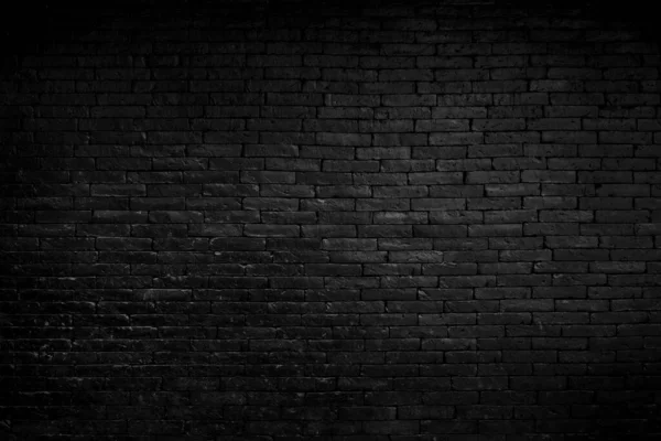 Black Brick Wall Texture Background — Stock Photo, Image