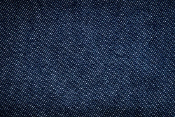 Tmavě Modré Džíny Textura Pozadí — Stock fotografie