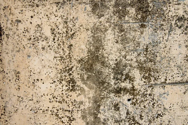 黄色汚れや古いコンクリート壁のテクスチャの背景 — ストック写真