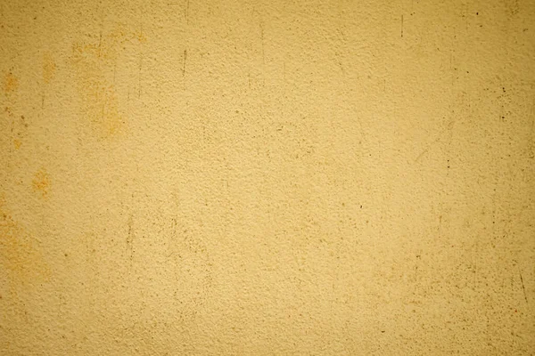 Amarelo Velho Sujo Parede Concreto Textura Fundo — Fotografia de Stock