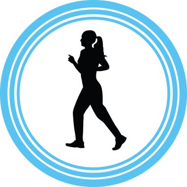 Haberci olarak siluet vektör