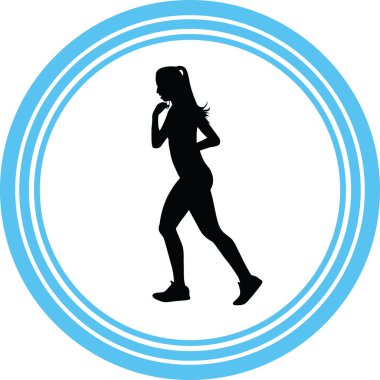 Haberci olarak siluet vektör