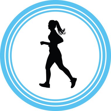 Haberci olarak siluet vektör