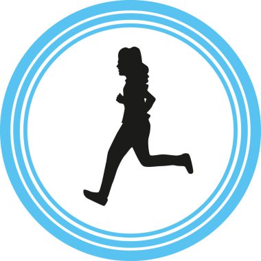 Haberci olarak siluet vektör