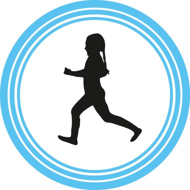 Haberci olarak siluet vektör