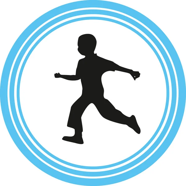 Haberci olarak siluet vektör