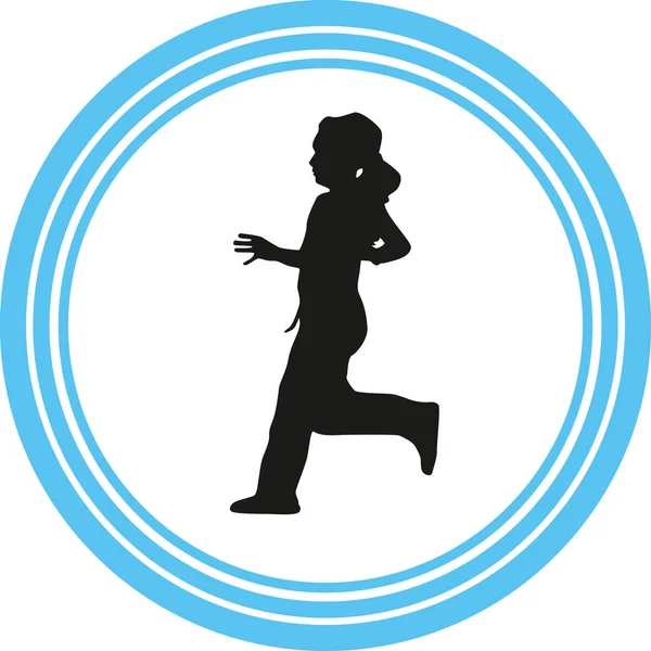 Haberci olarak siluet vektör