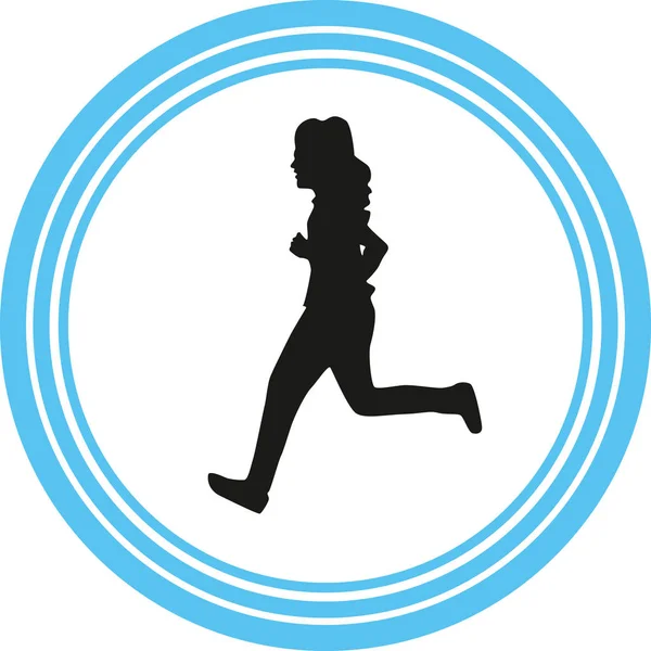 Haberci olarak siluet vektör