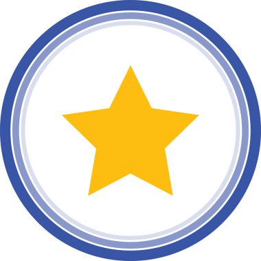 sarı yıldız web simge stok vektörel çizimler