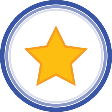 sarı yıldız web simge stok vektörel çizimler