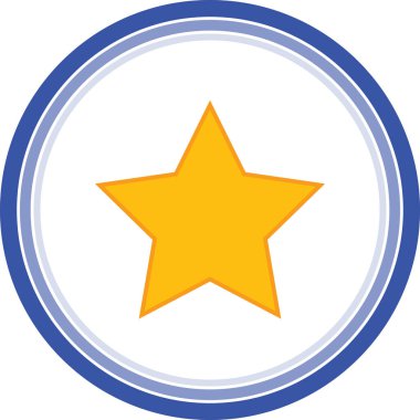 sarı yıldız web simge stok vektörel çizimler