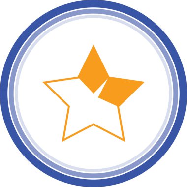 sarı yıldız web simge stok vektörel çizimler