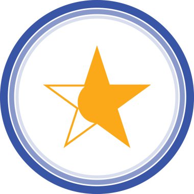 sarı yıldız web simge stok vektörel çizimler