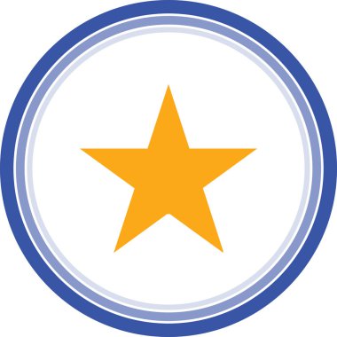 sarı yıldız web simge stok vektörel çizimler