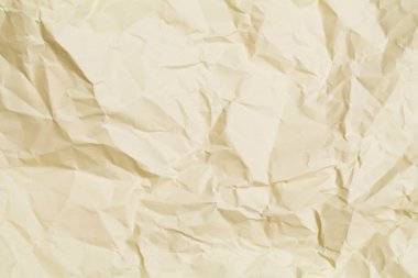 Sarı buruşmuş kağıt arkaplan, web tasarım ekran koruyucuları için doku. 