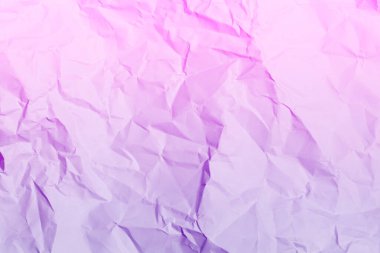 Menekşe ve pembe buruşmuş kağıt arkaplan, web tasarım ekran koruyucuları için doku. 