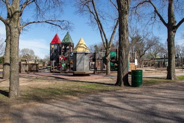 Stolley Park Kids Kingdom Grand Island Nebraska Enregistré Covid-19 — Photo