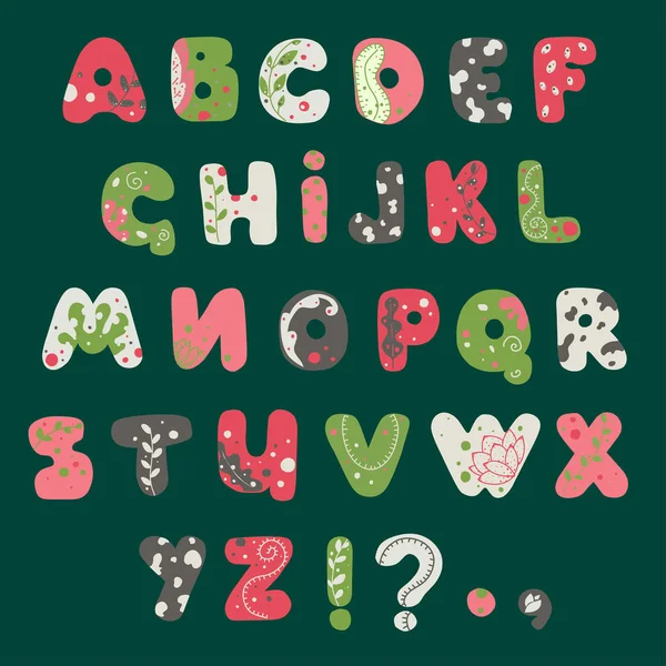 花の小枝の装飾アルファベットストックベクター ロイヤリティフリー花の小枝の装飾アルファベットイラスト Depositphotos