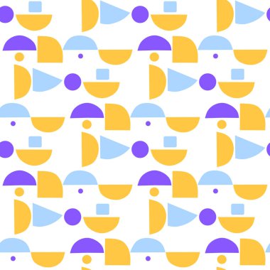 Geometrik şekiller desen, düz çizim. En küçük geometrik arkaplan.