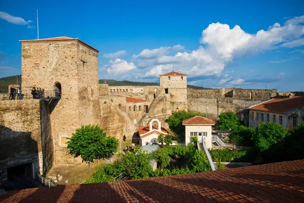 Thessaloniki Griekenland Mei 2018 Panoramisch Uitzicht Van Het Oude Byzantijnse — Stockfoto