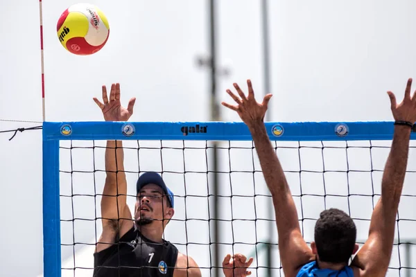 Thessaloniki Griekenland Juni 2018 Undefined Speler Actie Tijdens Het Helleense — Stockfoto