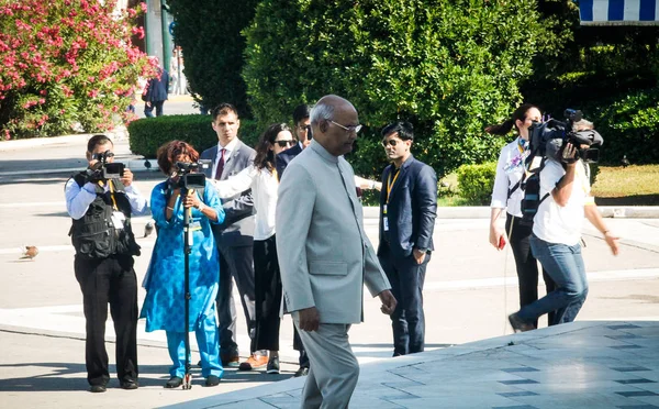 Афіни Греція Червня Президент 2018 Indian Ram Nath Kovind Приходите — стокове фото