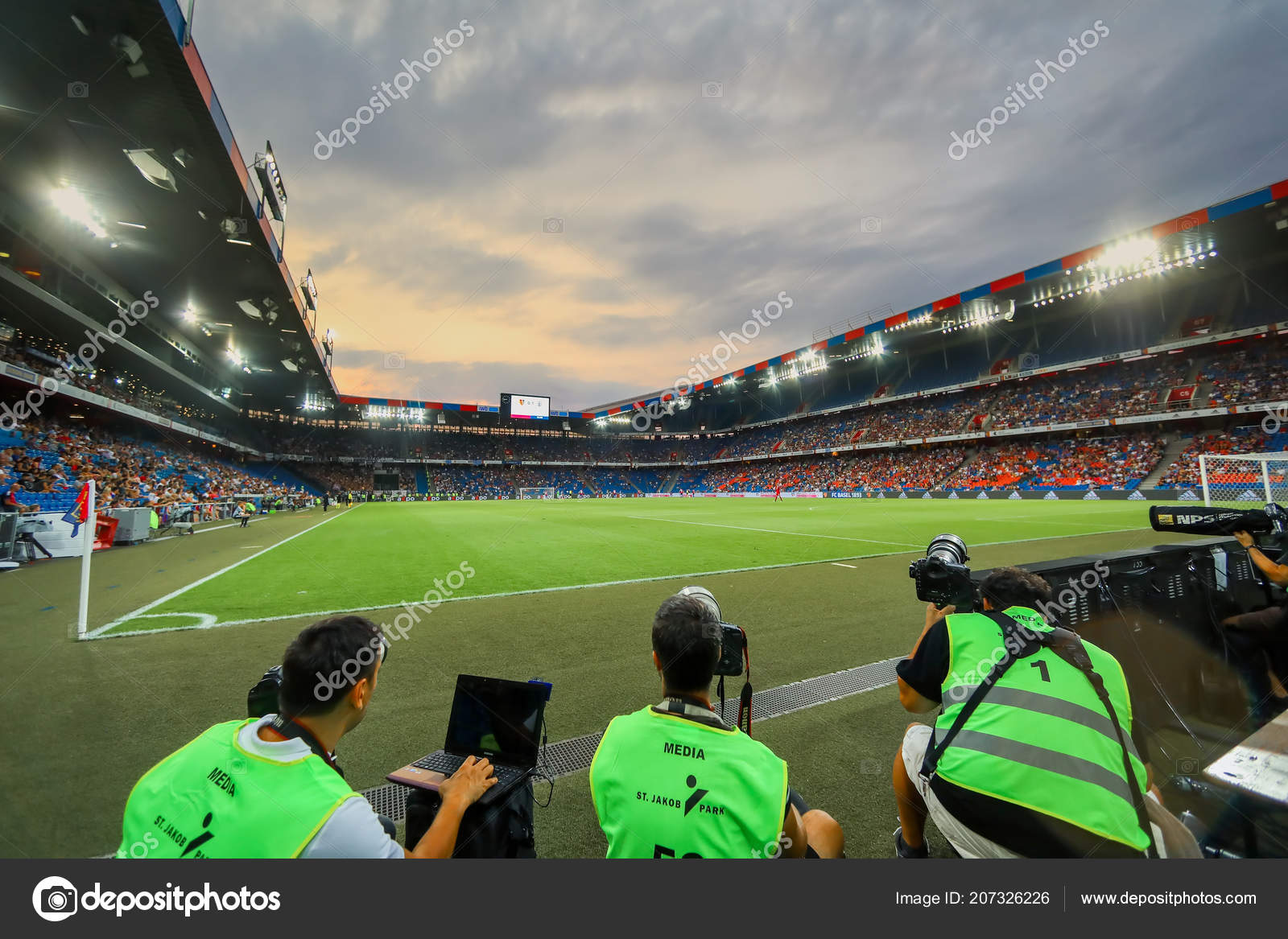 Basel Switzerland August 18 Interior View Full Jakob Park Stadium Stock Editorial Photo C Vverve Basel Switzerland August 18 Interior View Full Jakob Park Stadium Stock Editorial Photo C Vverve