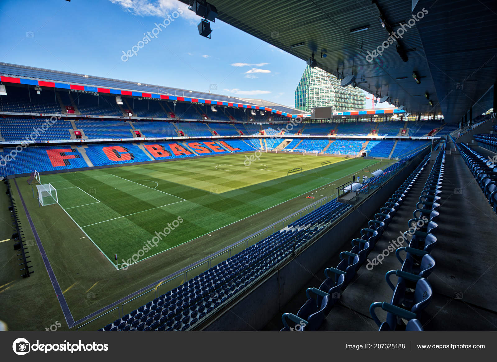 Basel Switzerland July 18 Interior View Empty Jakob Park Stadium Stock Editorial Photo C Vverve Basel Switzerland July 18 Interior View Empty Jakob Park Stadium Stock Editorial Photo C Vverve