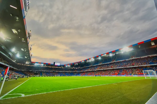 Basel Schweiz 2018 Innenansicht Des Vollen Jakob Park Stadions Während — Stockfoto