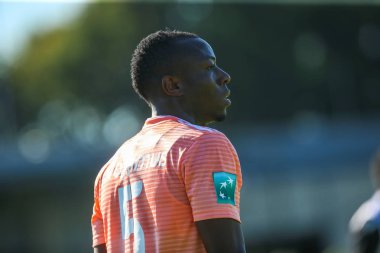 Horst, Hollanda - 29 Haziran 2018: Oyuncu, Rsc Anderlecht Edo Kayembe eylem sırasında dostu maç Rsc Anderlecht Rakip Paok Sport Park spor Swolgen Tienray 