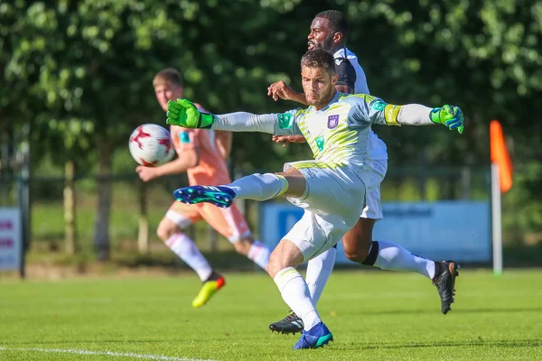 Horst, Netherlands - June 29, 2018: Player of RSC Anderlecht Frank Boeckx  in action during friendly match RSC Anderlecht vs PAOK at Sport park  Sportin Stock Photo - Alamy