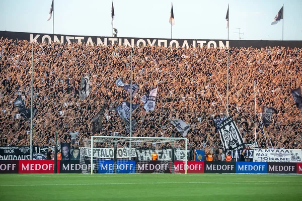 Thessaloniki Griekenland Augustus 2018 Weergave Van Het Volledige Stadion Achter — Stockfoto