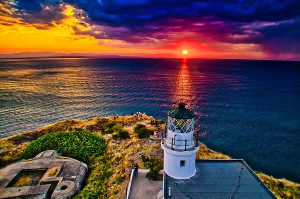 Thessaloniki Greece August 2018 Celebration World Day Lighthouses Megalo Emvolo — Stock Photo, Image