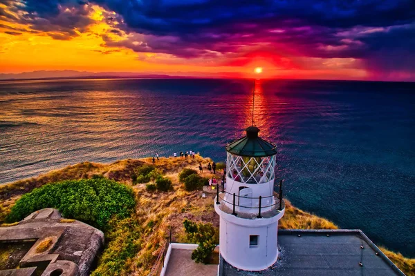 Thessaloniki Greece August 2018 Celebration World Day Lighthouses Megalo Emvolo — Stock Photo, Image