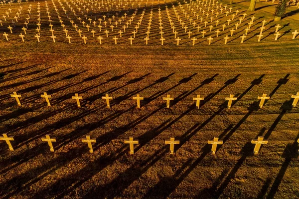 Ysselsteyn Нідерланди Червня 2018 Вид Ysselsteyn Найбільшим Німецької Війни Кладовищі — стокове фото
