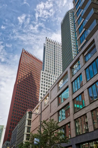 Hague Netherlands July 2018 Modern Buildings Den Haag City Center — Stock Photo, Image