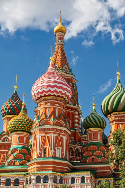 Lugar Mais Famoso Moscou Catedral São Basílio Rússia — Fotografia de Stock