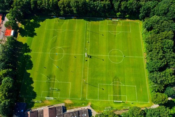 Hooglanderveen Nizozemsko Června 2018 Letecký Pohled Sport Centra Horst Nizozemska — Stock fotografie