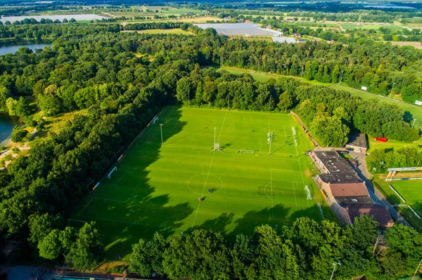 Hooglanderveen Nizozemsko Června 2018 Letecký Pohled Sport Centra Horst Nizozemska — Stock fotografie