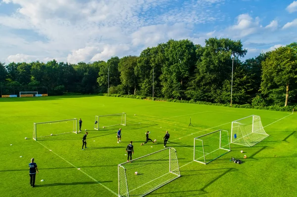 Hooglanderveen Nizozemsko Června 2018 Letecký Pohled Sport Centra Horst Nizozemska — Stock fotografie