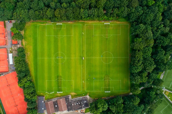 Hooglanderveen Nizozemsko Června 2018 Letecký Pohled Sport Centra Horst Nizozemska — Stock fotografie