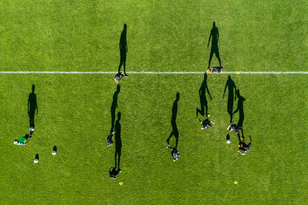 Hooglanderveen Nizozemsko Července 2018 Letecký Pohled Sport Centra Horst Nizozemska — Stock fotografie