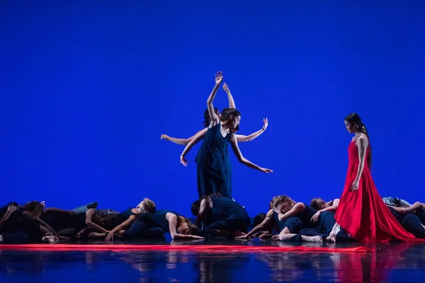 Thessaloniki Greece May 2018 Unidentifieds Dancers Ballet Performance Firebird Skg — Stock Photo, Image
