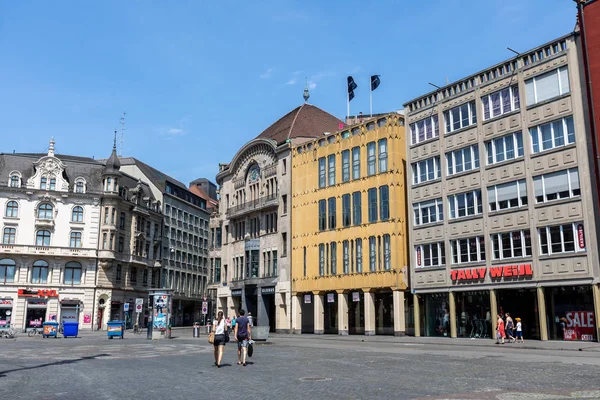 Basilea Svizzera Agosto 2018 Edifici Nel Centro Storico Della Città — Foto Stock