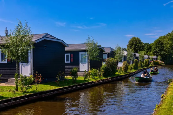 Giethoorn Netherlands July 2018 View Famous Village Giethoorn Canals Netherlands — Stock Photo, Image