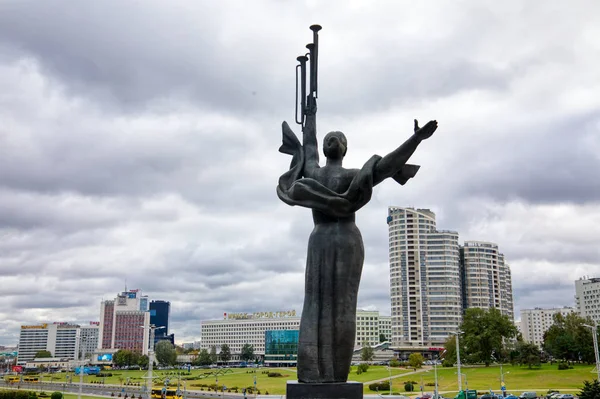 Minsk Weißrussland Oktober 2018 Blick Auf Den Teil Des Minsk — Stockfoto