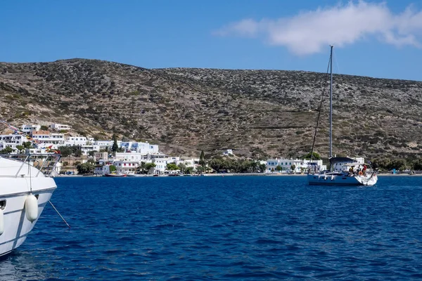 Amorgos Görögország Július 2018 Nézd Katapola Részei Amorgos Island Cyclades — Stock Fotó